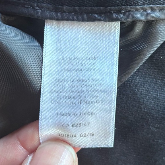 Talbots Barely Boot Navy Pants, Curvy Cut - Picture 3 of 6